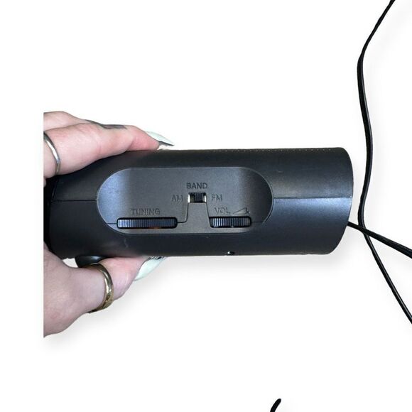 Sony Home Black Dream Machine Dual AM/FM Radio Alarm Clock Model ICF-C218 - Picture 3 of 4